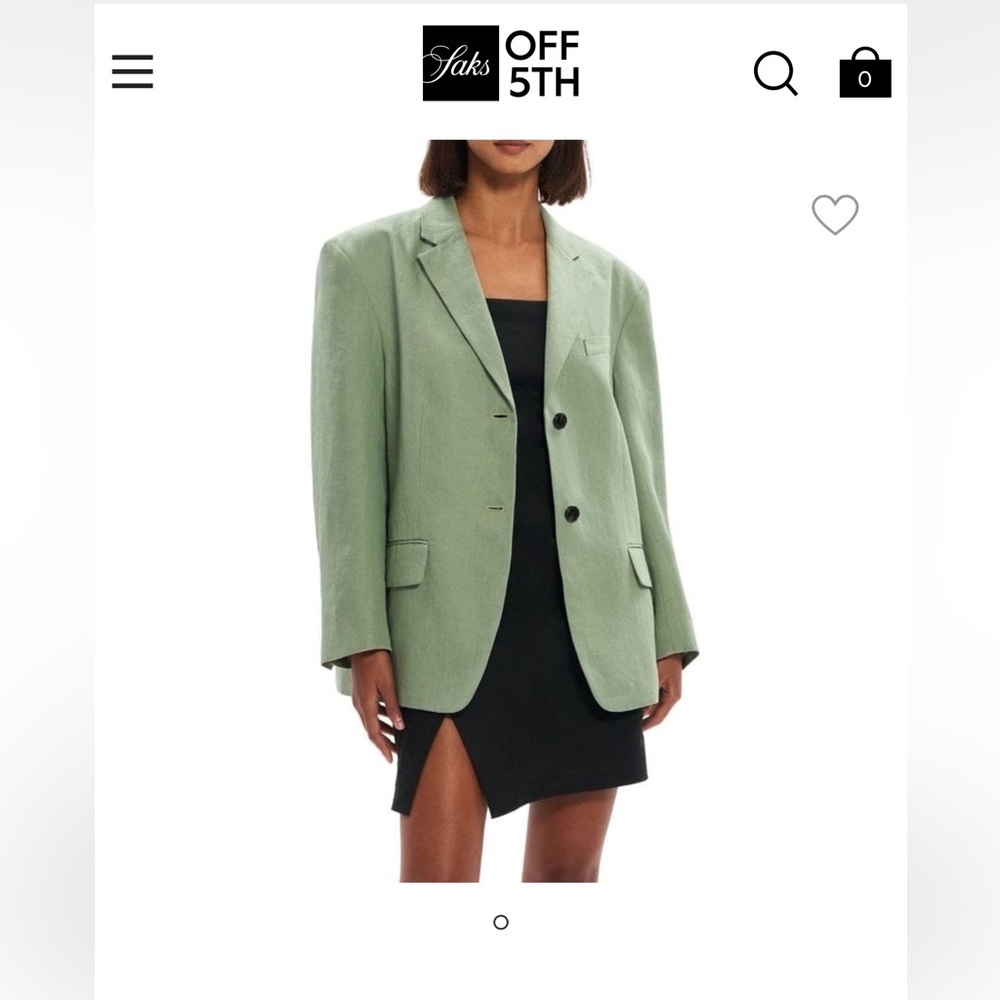 THEORY
Galena Linen Single Breasted Blazer